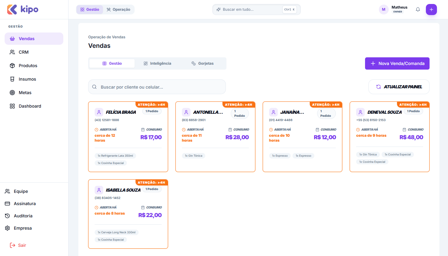Kipo Dashboard Preview